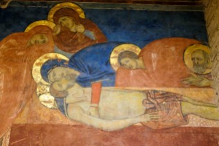 Siena Crypt, Frescoes